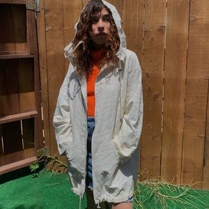 Derek Lam 10 Crosby zebra print parka